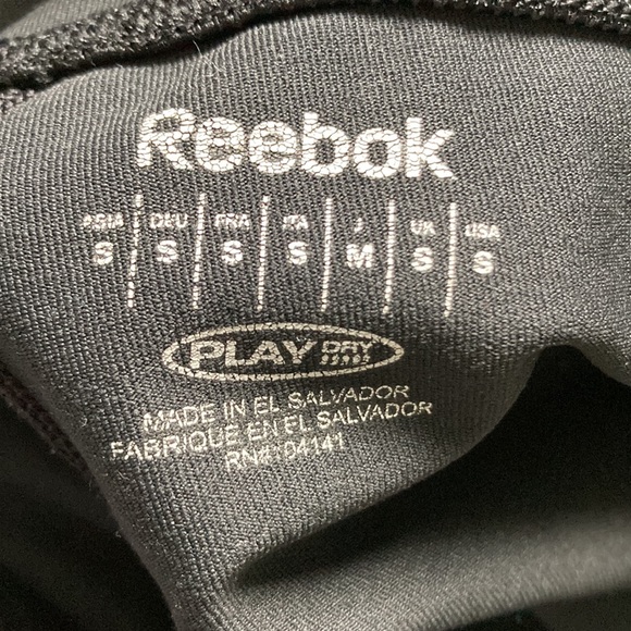 Reebok | Capri Dry Fit Leggings Black Small Athletic Sport Yoga - Picture 9 of 9